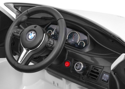 BMW X6M Elektryczne Autko dla dzieci, Biały SUV + Pilot