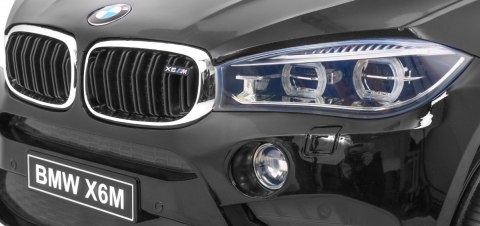 BMW X6M Elektryczne Autko dla dzieci - Czarny SUV + Pilot