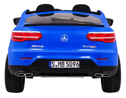 Auto Mercedes GLC 63S dla dzieci - Niebieski SUV + Napęd 4x4