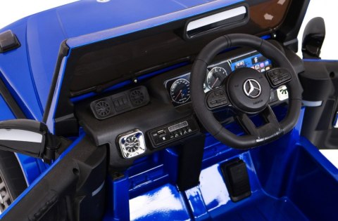 Mercedes AMG G63 dla dzieci Lakier Niebieski + Pilot