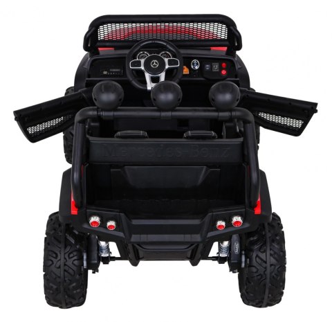 Mercedes Benz Unimog dla dzieci Terenowy Czerwony + Napęd 4x4 + Pilot