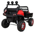Mercedes Benz Unimog dla dzieci Terenowy Czerwony + Napęd 4x4 + Pilot