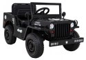 Autko Wojskowe Retro dla dzieci Czarny + Napęd 4x4
