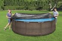 Pokrywa 370cm na Basen stelażowy i panelowy 360-366cm/12FT BESTWAY