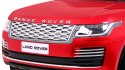 Range Rover HSE Lakierowane Autko dla 2 dzieci Czerwony SUV + Pilot + Panel audio