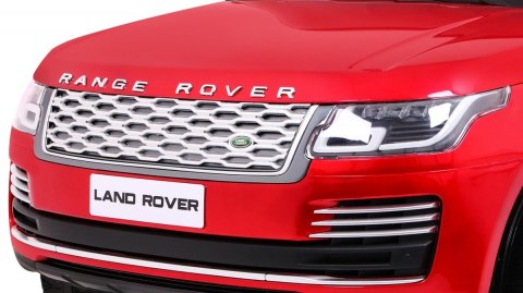 Range Rover HSE Lakierowane Autko dla 2 dzieci Czerwony SUV + Pilot + Panel audio
