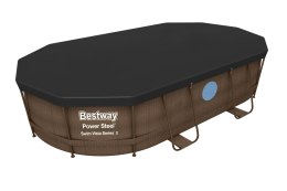 Pokrywa 427x250cm na Basen stelażowy Steel Pro MAX 427x250x100cm BESTWAY