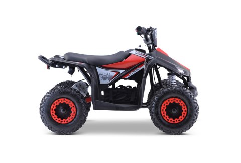 Quad E-STAR na akumulator Czerwony 35km/h + Silnik 1000W + Koła pompowane + Regulacja siedzenia