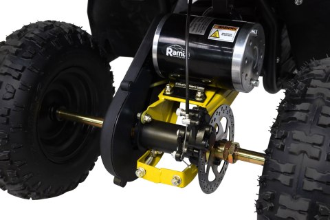 Quad E-STAR na akumulator Żółty 35km/h + Silnik 1000W + Koła pompowane + Regulacja siedzenia
