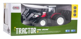 Traktor Czerwony R/C Z Turem
