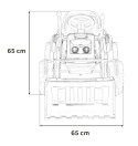 Koparka Traktor na akumulator dla dzieci Zielony + Ruchome Ramię Łyżka + Pilot + Wolny Start + Radio FM + LED
